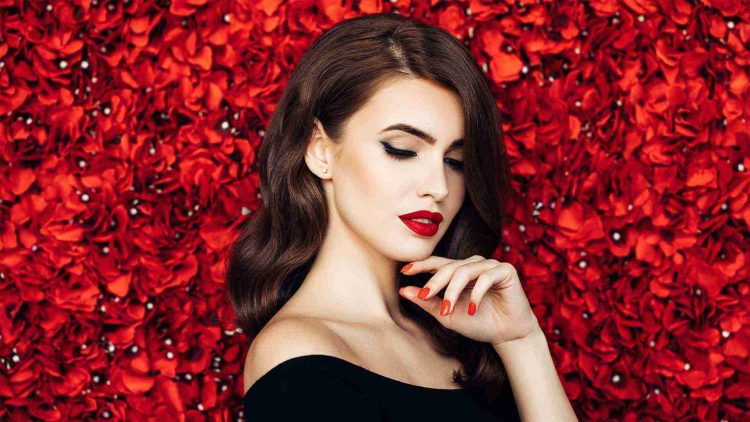 Illuminate Your Black Attire with Vibrant Makeup